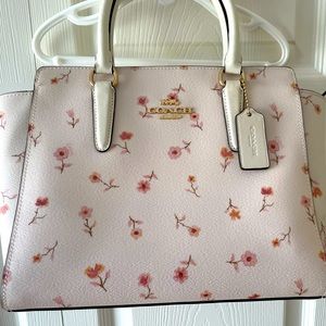 Coach Leah Satchel with Vintage Prairie Print